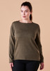 Phoebe Top - Olive (front)