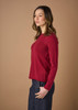 Phoebe Top - Ruby
