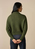Pearl Cardigan - Moss (back)