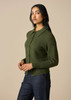 Pearl Cardigan - Moss (side)