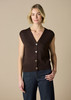 Margaux Vest - Chocolate