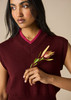Goldie Vest - Merlot