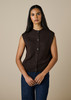 Bessie Vest - Chocolate