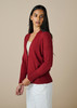 Edith Cardigan - Cherry