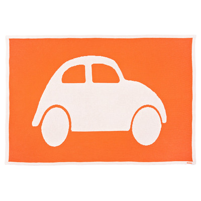 Blanki beetle bug blanket - Tangerine