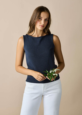 Sloane Singlet - Indigo