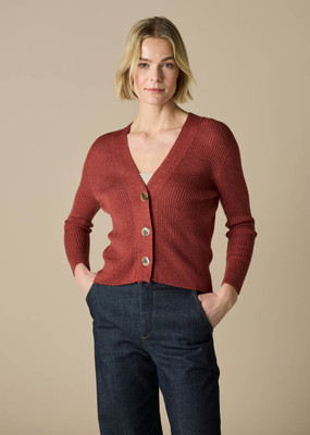 Wednesday Cardigan - Papaya