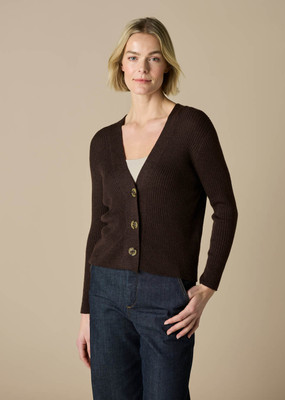 Wednesday Cardigan - Chocolate