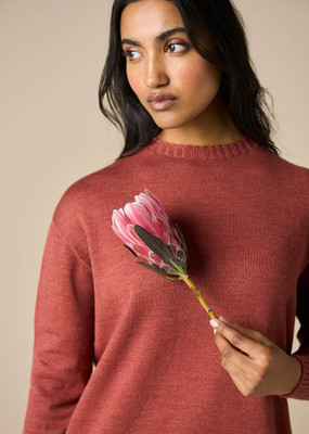 Olive Jumper - Papaya