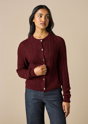 Molly Cardigan - Merlot