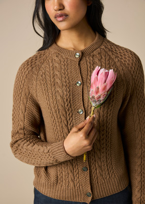 Molly Cardigan - Coffee