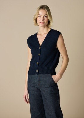 Margaux Vest - Midnight