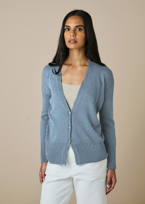 Edith Cardigan - Chambray