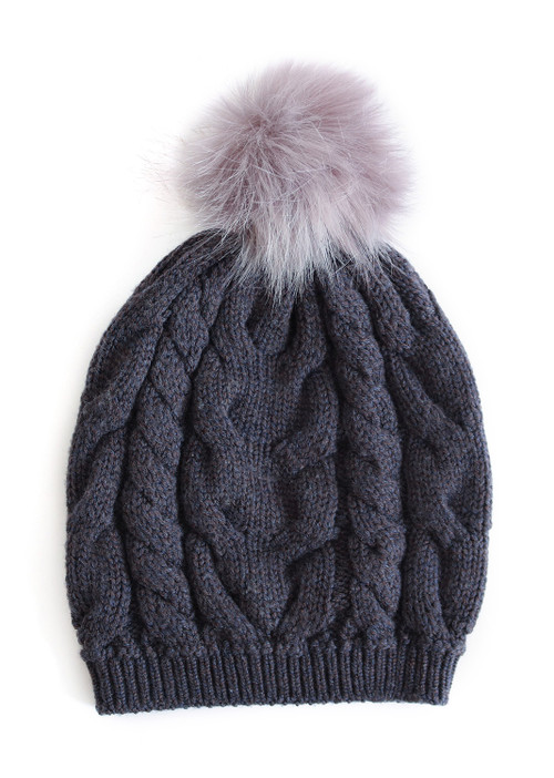 Valentina Beanie - Blackcurrant