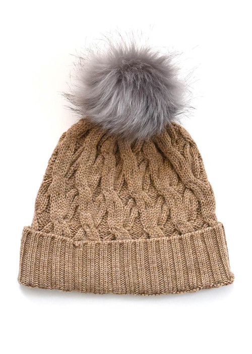 Mabel Beanie - Cashew