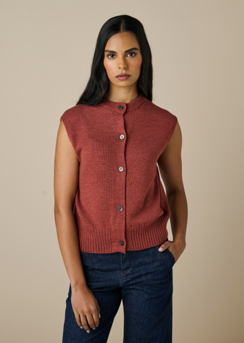 Bessie Vest - Papaya