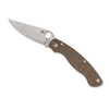 Spyderco Military™ 2 Brown Canvas Micarta CPM Cru-Wear
