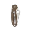 Spyderco Para® 3 Brown Canvas Micarta CPM Cru-Wear