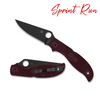 Spyderco Stretch™ 2 XL Lightweight Micro-Melt® PD#1 Black Blade Sprint Run C258BGBK