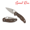 Spyderco Manix® 2 Lightweight Brown CPM® 15V® Sprint Run™