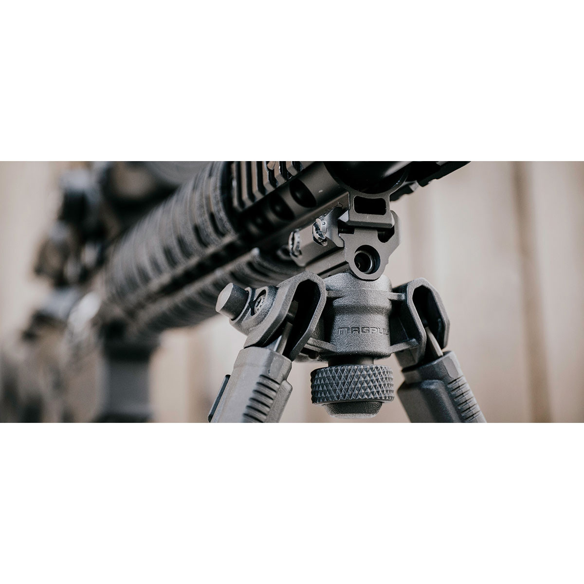 Bipod Regolabile Per Fucile - Attacco Picatinny 1913 / M-LOK, Alluminio E Polimero, Modello MAG941