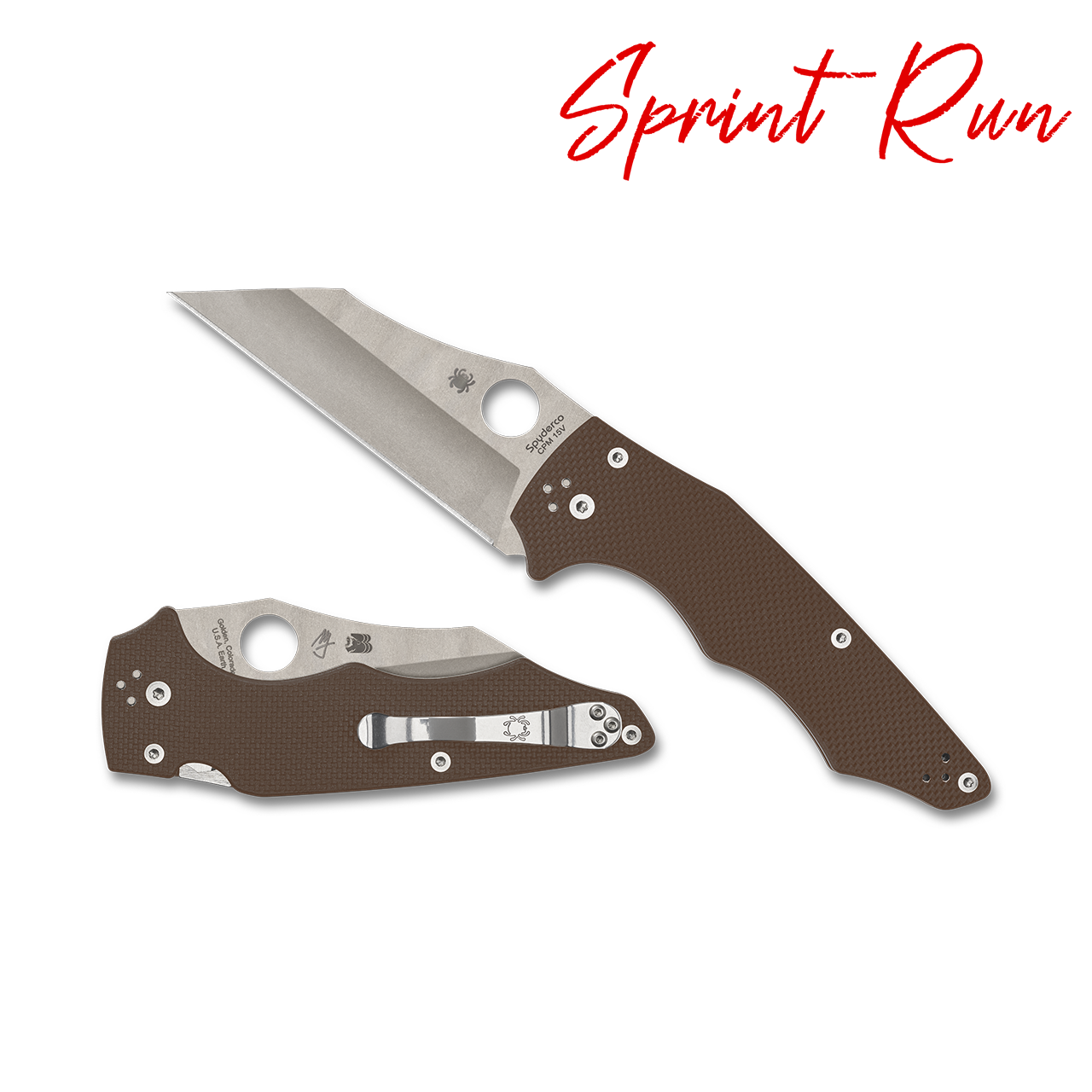 spica  Yojimbo™ 2 Pink G-10 Black Blade Sprint Run® – Spyderco