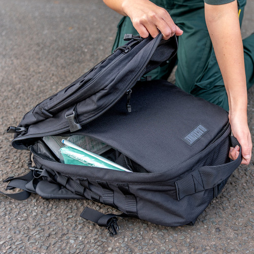 BLACKHAWK S.T.O.M.P. II Medical Coverage Bag (Jumpable) - Black, One Size (60MP01BK BLACKHAWK S.T.O.M.P. II Medical Coverage Bag (Jumpable) - Black, One Size (60MP01BK