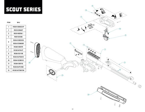 Bergara Scout Series Parts