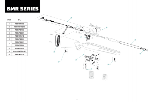 Bergara BMR Series Parts