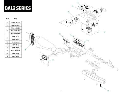 Bergara BA13 Series Parts