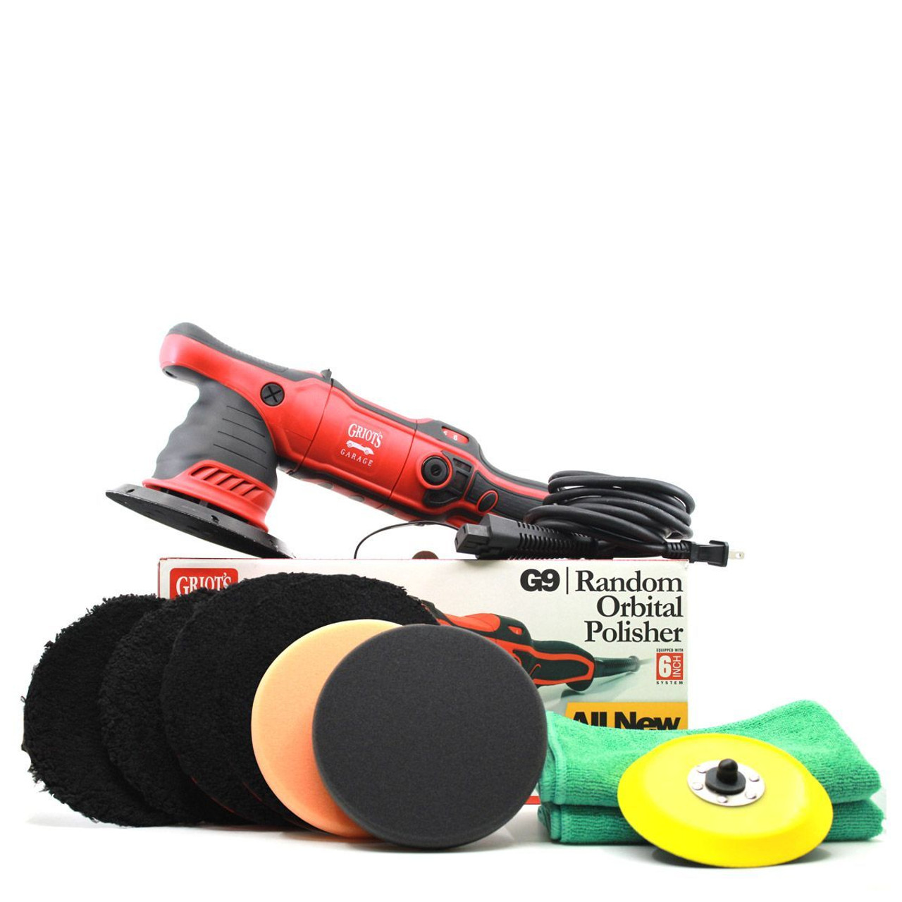 Griots Garage G9 Random Orbital Polisher & Pad Kit