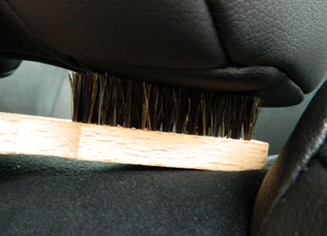 Natural Horse Hair Interior Detail Brush - Auto Detailing Tools
