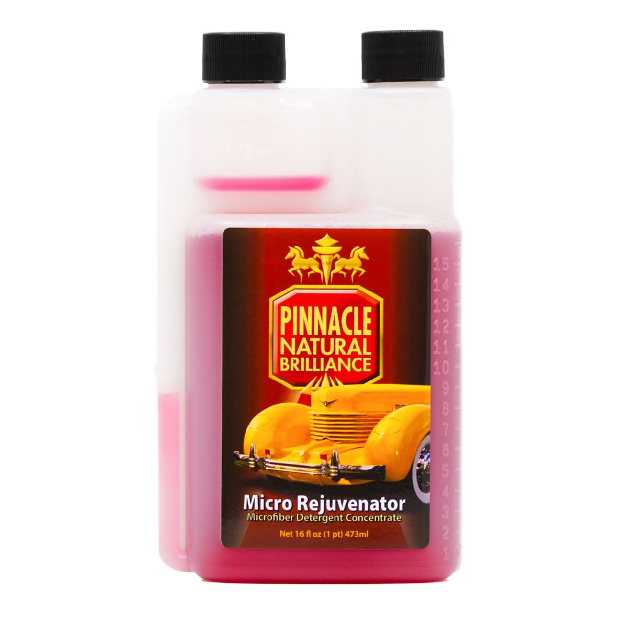 Pinnacle Micro Rejuvenator Microfiber Detergent Concentrate cleans