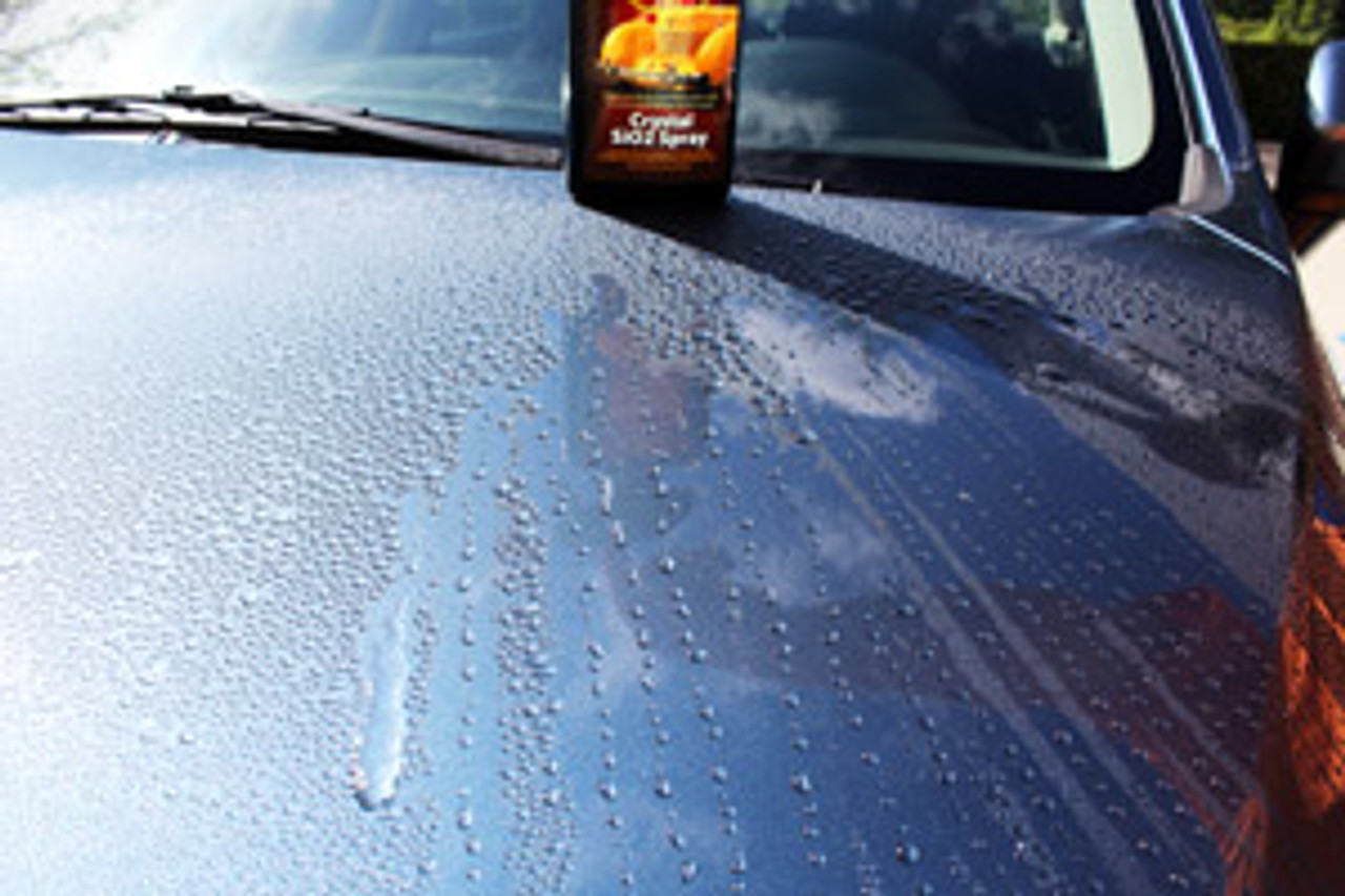 Pinnacle Crystal Mist Detail Spray cleans, shines, and protects
