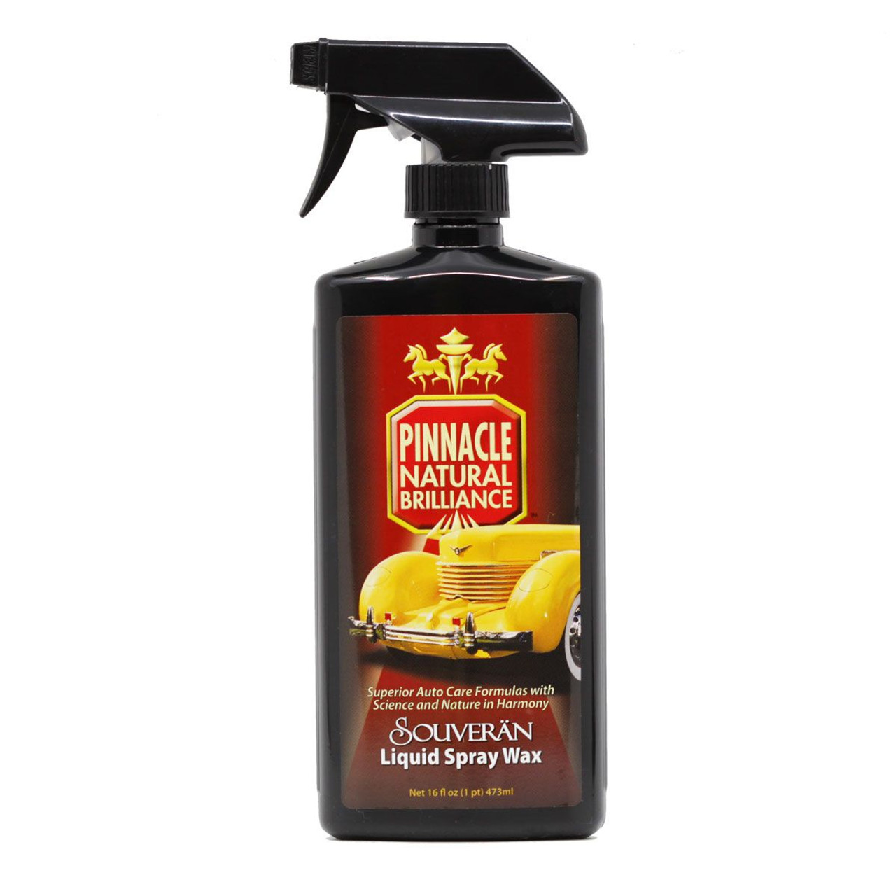 Pinnacle Souvern Liquid Spray Wax shines and protects all types