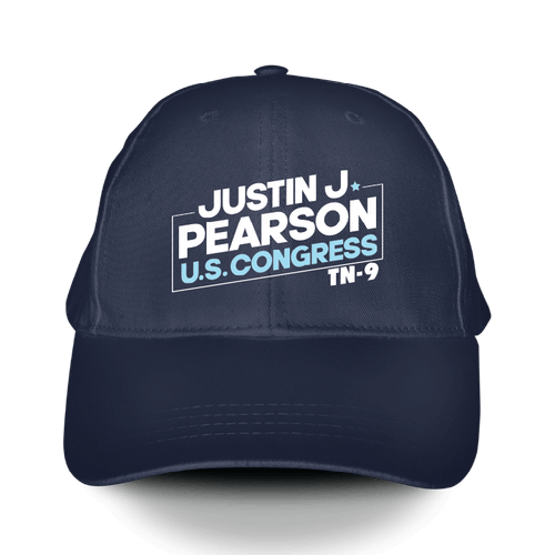 Justin J. Pearson (Navy Baseball Cap)