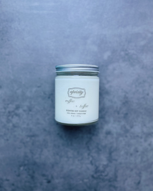 COFFEE + TOFFEE (standard) | luxe scented soy candle
