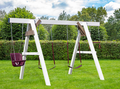 Kids A-Frame Swing Set A | A-Frame Series | Weaver Playsets