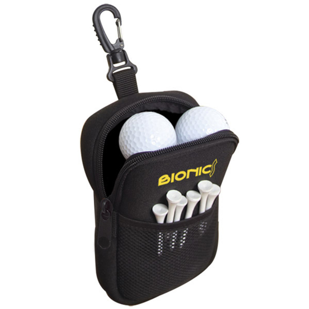 Clip-On Neoprene Golf Accessories Pouch