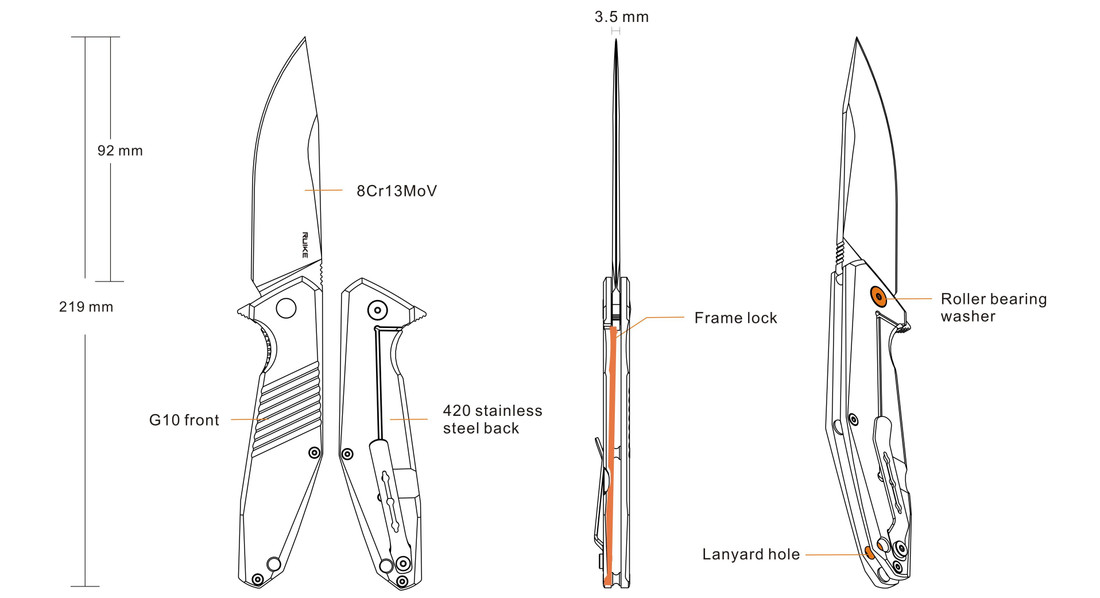 Ruike D191 Folding Knife