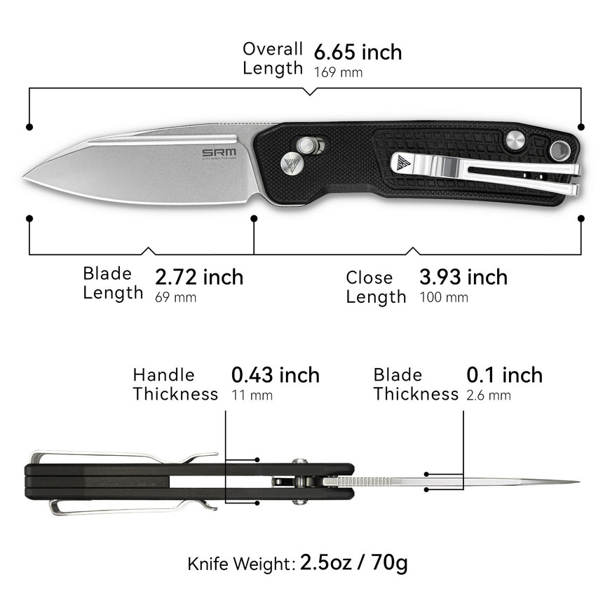 SRM Scout 7229 Folding Knife