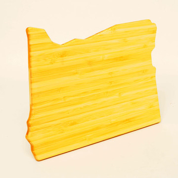 Oregon profile bamboo cutting board