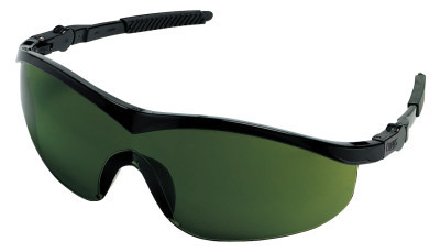 MCR安全ST1130 Storm Protective Eyewear, Green Filter 3.0 Lens, Duramass HC, Black Frame, Nylon