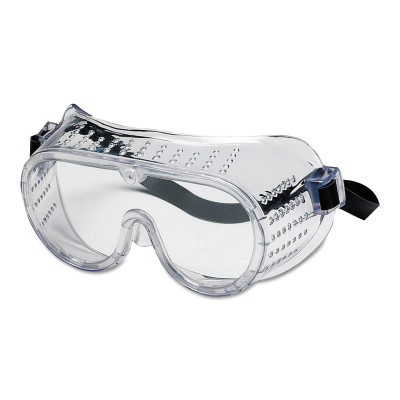 保护去ggles, Clear/Clear, Polycarbonate, Rubber Strap