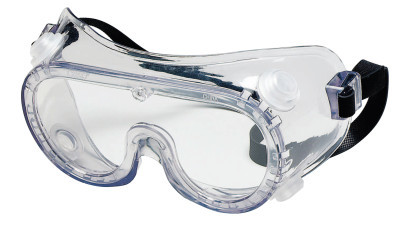 MCR Safety 2230R Protective Goggles, Clear/Clear, PVC, Chemical Resistant, Indirect Vent