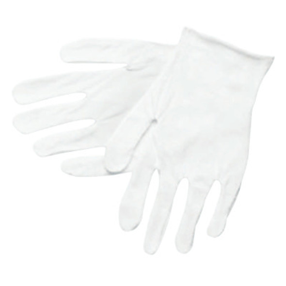 MCR安全8600C莱尔棉花检查员手套，100%纯棉，男士大号