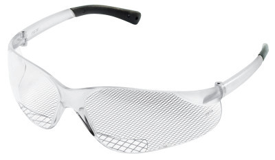 MCR Safety BKH10 BearKat Magnifier Protective Eyewear, Clear Lens, Duramass Scratch-Resistant