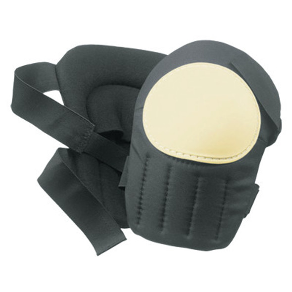 CLC定制皮革工艺V230塑料帽旋转护膝，钩和环，黑色/白色