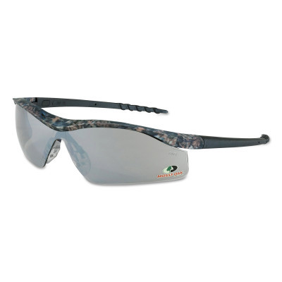 MCR Safety MODL117 Mossy Oak Dallas Safety Glasses, Silver Mirror Lens, Mossy Oak Frame
