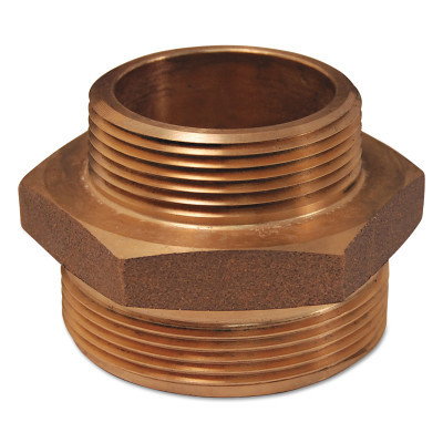 DIXON VALVE & COUPLING DMH2025F Double Male Hex Nipples, 2 in x 2 1/2 in